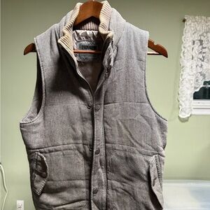 Forever 21 Gray Quilted Men's Vest